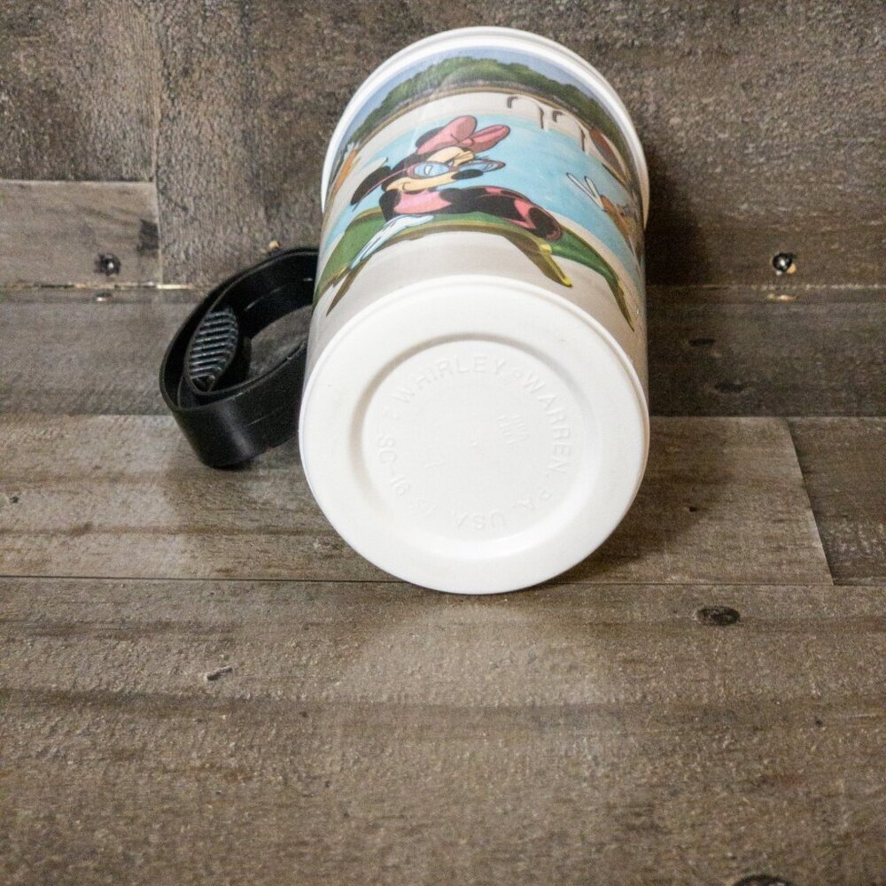 DISNEY PARKS VINTAGE WHIRLEY INSULATED CUP 16 oz MICKEY MINNIE GOOFY DONALD DUCK - Picture 7 of 9